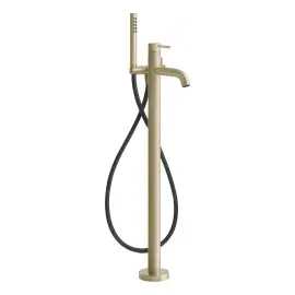 Змішувач для ванни Gessi316 Gessi 54028-727 Brass Brushed PVD — вид спереду