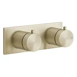 Змішувач для душу Gessi316 Gessi 54034-727 Brass Brushed PVD — вид на білому тлі