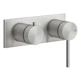Змішувач для душу Gessi316 Gessi 54079-239 Steel Brushed — вид спереду