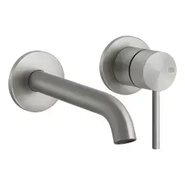 Змішувач для раковини Gessi316 Gessi 54083-239 Steel Brushed — вид спереду