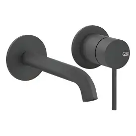 Змішувач для раковини Gessi316 Gessi 54083-299 Matte Black — вид спереду