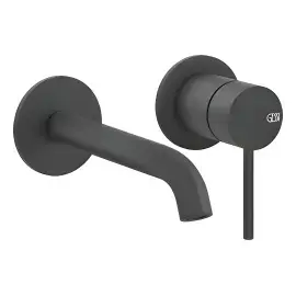 Змішувач для раковини Gessi316 Gessi 54086-299 Matte Black — вид спереду