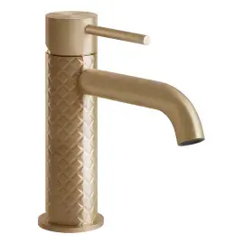 Змішувач для раковини Gessi316 Gessi 54102-726 Warm Bronze Br. PVD — вид спереду