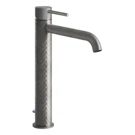 Змішувач для раковини Gessi316 Gessi 54103-239 Steel Brushed — вид спереду