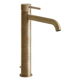 Змішувач для раковини Gessi316 Gessi 54103-726 Warm Bronze Br. PVD — вид спереду