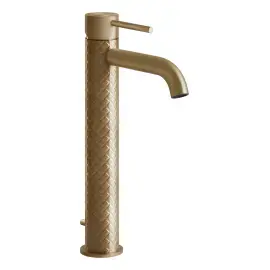Змішувач для раковини Gessi316 Gessi 54104-726 Warm Bronze Br. PVD — вид спереду