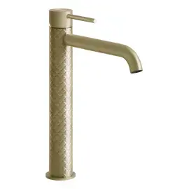 Змішувач для раковини Gessi316 Gessi 54106-727 Brass Brushed PVD — вид на білому тлі