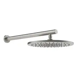 Верхній душ Gessi316 Gessi 54145-239 Steel Brushed — вид на білому тлі