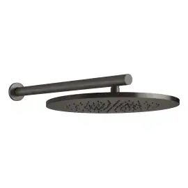 Верхній душ Gessi316 Gessi 54148-707 BLACK METAL BR. PVD — бічний ракурс