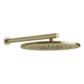 Верхній душ Gessi316 Gessi 54148-727 Brass Brushed PVD — вид на білому тлі
