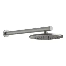 Верхній душ Gessi316 Gessi 54149-239 Steel Brushed — вид на білому тлі