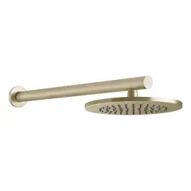 Верхній душ Gessi316 Gessi 54149-727 Brass Brushed PVD — вид на білому тлі