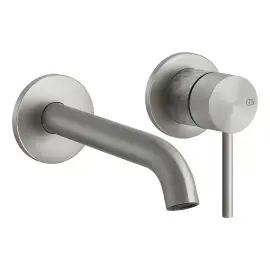 Змішувач для раковини Gessi316 Gessi 54186-239 Steel Brushed — вид спереду