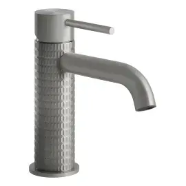 Смеситель для раковины Gessi316 Gessi 54202-239 Steel Brushed — вид спереди