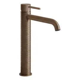Змішувач для раковини Gessi316 Gessi 54206-708 Copper Brushed PVD — вид на білому тлі