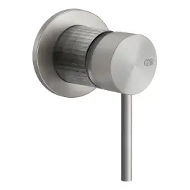 Змішувач прихованого монтажу Gessi316 Gessi 54219-239 Steel Brushed — вид на білому тлі