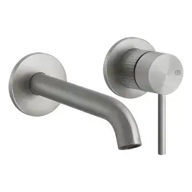 Змішувач для раковини Gessi316 Gessi 54283-239 Steel Brushed — вид спереду