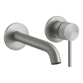 Змішувач для раковини Gessi316 Gessi 54286-239 Steel Brushed — вид спереду