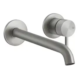 Змішувач для раковини Gessi316 Gessi 54289-239 Steel Brushed — вид спереду