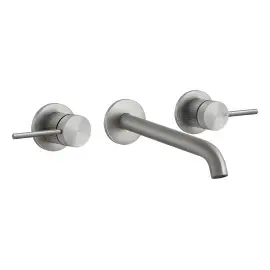 Змішувач для раковини Gessi316 Gessi 54294-239 Steel Brushed — вид спереду
