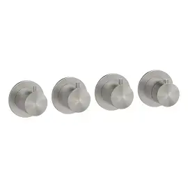 Змішувач для душу Gessi316 Gessi 54336-239 Steel Brushed — вид на білому тлі