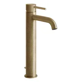 Змішувач для раковини Gessi316 Gessi 54404-726 Warm Bronze Br. PVD — вид спереду