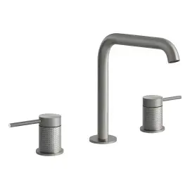 Змішувач для раковини Gessi316 Gessi 54412-239 Steel Brushed — вид спереду