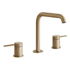 Змішувач для раковини Gessi316 Gessi 54412-726 Warm Bronze Br. PVD — вид спереду