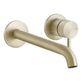 Змішувач для раковини Gessi316 Gessi 54489-727 Brass Brushed PVD — вид спереду