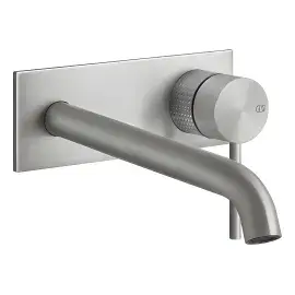 Змішувач для раковини Gessi316 Gessi 54490-239 Steel Brushed — вид спереду
