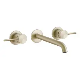 Змішувач для раковини Gessi316 Gessi 54494-727 Brass Brushed PVD — вид на білому тлі