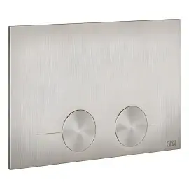 Клавіша змиву Gessi316 Gessi 54617-239 Steel Brushed — вид на білому тлі