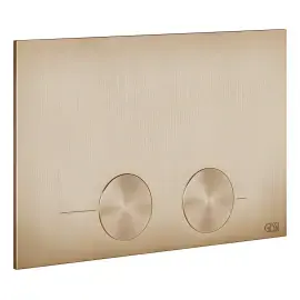 Клавіша змиву Gessi316 Gessi 54617-726 Warm Bronze Br. PVD — вид спереду