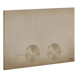 Клавіша змиву Gessi316 Gessi 54617-791 Deep Bronze Brushed PVD — вид на білому тлі
