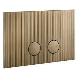 Клавіша змиву Rigato Gessi 54671-791 Deep Bronze Brushed PVD — вид спереду
