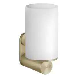 Склянка для зубних щіток Gessi316 Gessi 54707-727 Brass Brushed PVD — вид спереду