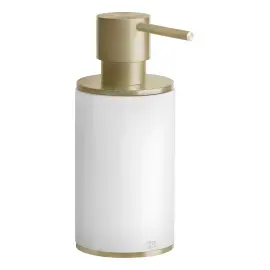 Дозатор для рідкого мила Gessi316 Gessi 54737-727 Brass Brushed PVD — вид на білому тлі