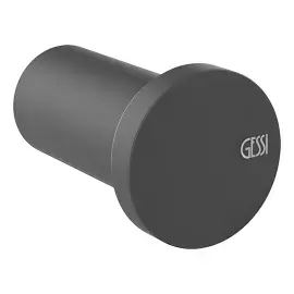 Гачок Gessi316 Gessi 54821-299 Matte Black — вид на білому тлі