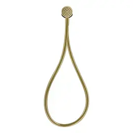 Душовий комплект Hi-fi Gessi 63099-727 Brass Brushed PVD — вид на білому тлі