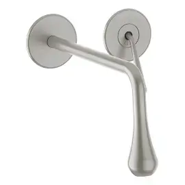 Змішувач для раковини Goccia Gessi 33086-147 CHROME BRUSHED — вид спереду
