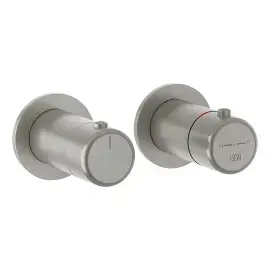 Змішувач для душу Goccia Gessi 33134-147 CHROME BRUSHED — вид на білому тлі