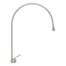 Змішувач для раковини Goccia Gessi 33603-147 CHROME BRUSHED — вид на білому тлі