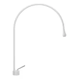 Змішувач для раковини Goccia Gessi 33603-279 Matte White — вид на білому тлі