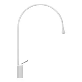 Змішувач для раковини Goccia Gessi 33606-279 Matte White — вид спереду