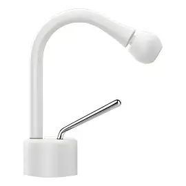 Змішувач для біде Goccia Gessi 33607-279 Matte White — вид спереду
