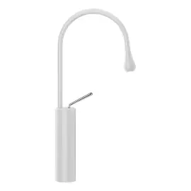 Змішувач для раковини Goccia Gessi 33608-279 Matte White — вид спереду