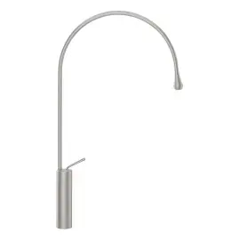 Змішувач для раковини Goccia Gessi 33610-147 CHROME BRUSHED — вид спереду