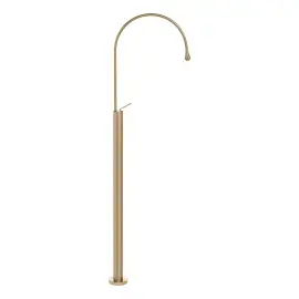 Змішувач для раковини Goccia Gessi 33630-726 Warm Bronze Br. PVD — вид на білому тлі