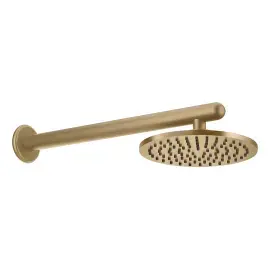 Верхній душ Goccia Gessi 33655-726 Warm Bronze Br. PVD — вид на білому тлі