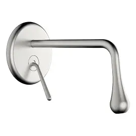 Змішувач для раковини Goccia Gessi 33684-147 CHROME BRUSHED — вид спереду